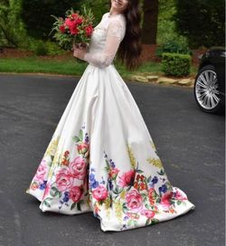 Sherri Hill Multicolor Size 0 Mini Prom Ball gown on Queenly