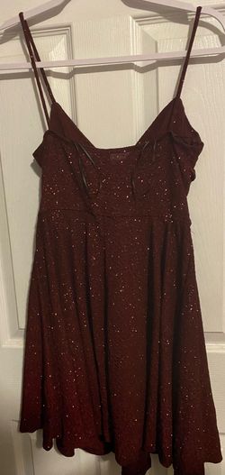 Windsor Red Size 12 Plus Size A-line Dress on Queenly