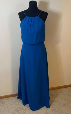 Sorella Vita Blue Size 6 Bridesmaid Prom Military Straight Dress on Queenly