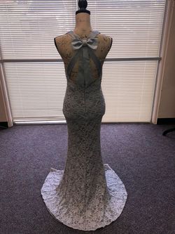 Gray Size 2 Side slit Dress on Queenly