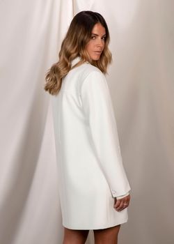 Studio Serravalle White Size 8 Bachelorette Floor Length Tall Height Jumpsuit Dress on Queenly
