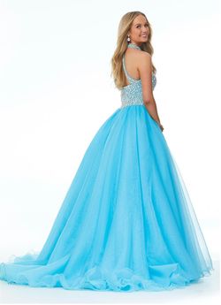 Ashley Lauren Blue Size 0 Prom Bridgerton 50 Off Ball gown on Queenly