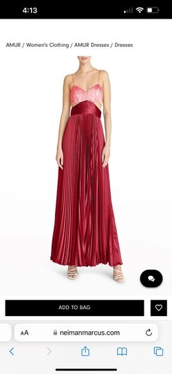 AMUR Red Size 2 Sorority Formal Straight Dress on Queenly