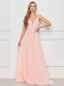 Style FSWD0165 Faeriesty Pink Size 4 Jersey Polyester Straight Dress on Queenly