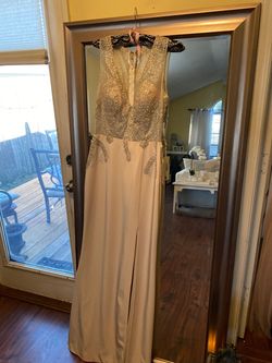 Nude Size 8 Ball gown on Queenly