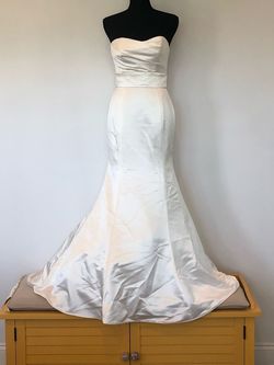 wtoo by watters White Size 4 Floor Length Wtoo Wedding Mermaid Dress on Queenly