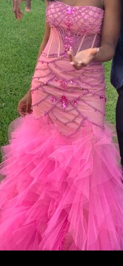 Sherri Hill Pink Size 2 Quinceanera Floor Length Mermaid Dress on Queenly