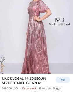 Mac Duggal Pink Size 4 50 Off A-line Dress on Queenly