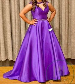 Purple Size 8 Ball gown on Queenly