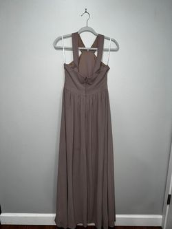 Lulus Nude Size 8 Prom Floor Length 50 Off Straight Dress on Queenly