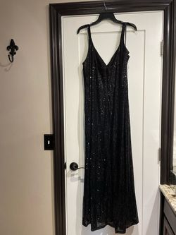 Mac Duggal Black Tie Size 16 Medium Height Prom Ball gown on Queenly