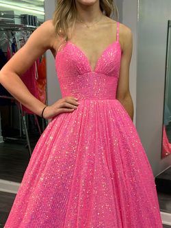 Sherri Hill Pink Size 00 Floor Length Black Tie Pageant Ball gown on Queenly