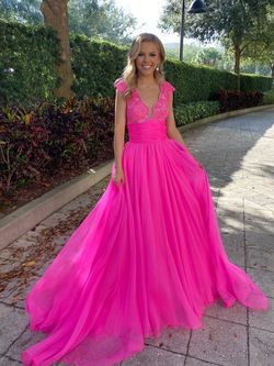 Sherri Hill Pink Size 00 Pageant Free Shipping Floor Length Short Height Ball gown on Queenly