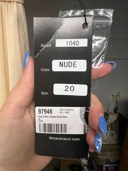Nude Size 20 Straight Dress on Queenly