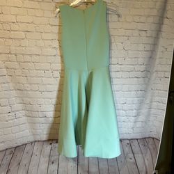 Jovani Green Size 4 Floor Length Free Shipping A-line Dress on Queenly