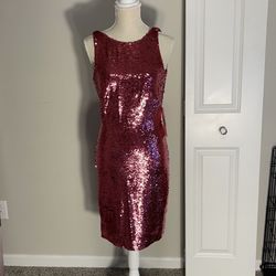 Theia couture Pink Size 6 Midi Cocktail Dress on Queenly