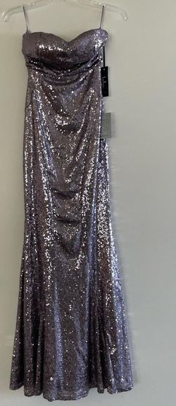 Lulus Purple Size 0 Black Tie Ball gown on Queenly
