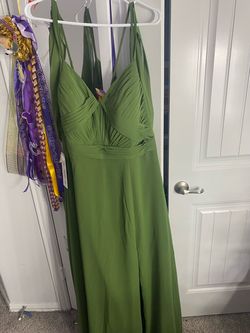 Green Size 16 A-line Dress on Queenly
