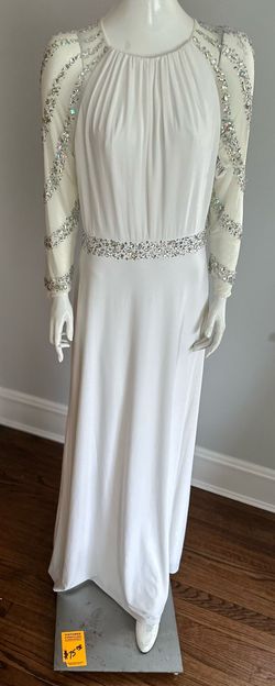 Marina White Size 10 Free Shipping Military Straight Dress on Queenly