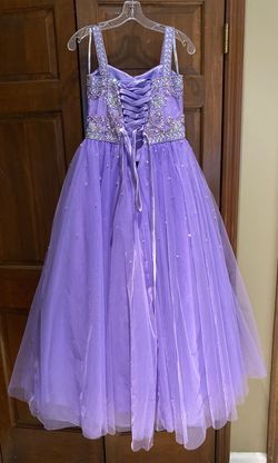 Tiffany Designs Purple Size 10 Black Tie Cupcake Ball gown on Queenly