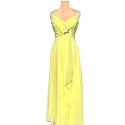 Mike Benet Formals Yellow Size 4 70 Off Jewelled Vintage Sequin A-line Dress on Queenly