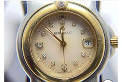 Bertolucci Watch Gold Size 8 Midi Cocktail Dress on Queenly