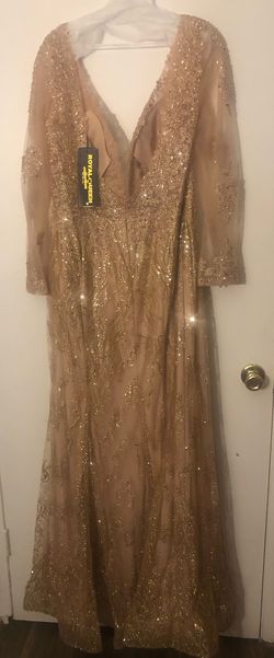 Gold Size 20 Straight Dress on Queenly