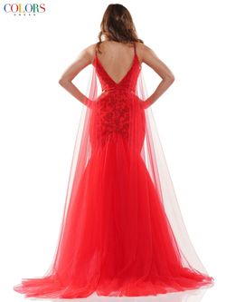 Style G962 Colors Red Size 2 Black Tie Military Floor Length Mermaid Dress on Queenly