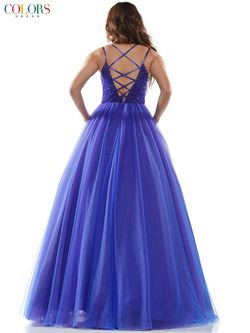 Style 2382 Colors Black Tie Size 4 Floor Length Ball gown on Queenly