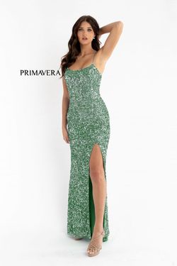 Style 3290 Primavera Green Size 4 Side slit Dress on Queenly