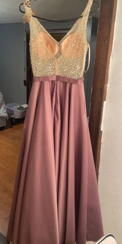 Promgirl Purple Size 4 Black Tie Pageant Ball gown on Queenly