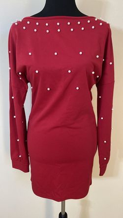 Shein Red Size 8 Midi Free Shipping Cocktail Dress on Queenly