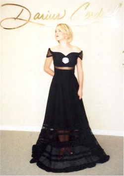Style 1028 off the shoulder Darius Cordell ball gown Darius Cordell Black Size 6 Floor Length Pageant Ball gown on Queenly