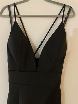 Jovani Black Size 10 Midi 50 Off Cocktail Dress on Queenly