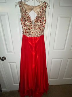 Alyce Paris Red Size 4 50 Off Pageant A-line Dress on Queenly