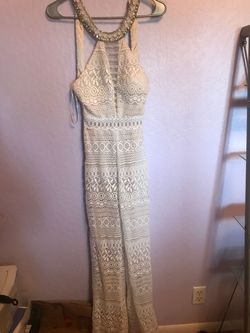 Cinderella Divine Nude Size 0 Pageant 50 Off Sunday Nightclub Jumpsuit Dress on Queenly