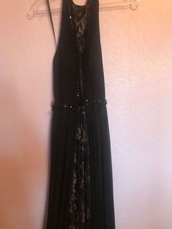 Clarisse Black Size 0 Floor Length 50 Off Jumpsuit Dress on Queenly
