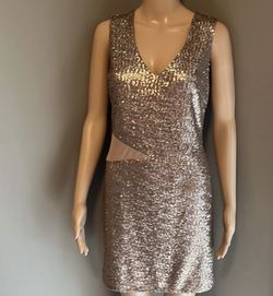 Ark & co Gold Size 12 50 Off Military A-line Dress on Queenly
