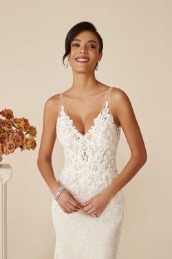 Style 88124 Justin Alexander White Size 16 50 Off Flare Plus Size Train Straight Dress on Queenly