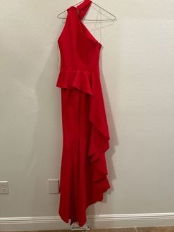 Tarik Ediz Red Size 4 50 Off Gala Military Mermaid Dress on Queenly