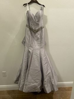 Alyce Paris Gray Size 4 Military Ball Mermaid Dress on Queenly