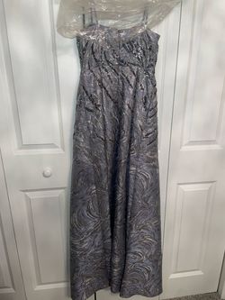 Aidan Mattox Blue Size 0 50 Off Ball gown on Queenly