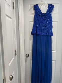 Blue Size 16 Ball gown on Queenly