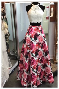 Rachel Allan Multicolor Size 0 Hot Pink Floor Length Straight Dress on Queenly