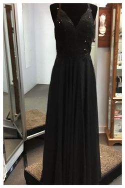 Alyce Paris Black Tie Size 0 Floor Length Straight Dress on Queenly