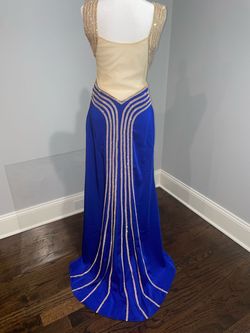 Castle couture Purple Size 6 Prom Floor Length Mermaid Dress on Queenly