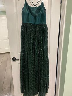 Green Size 10 Ball gown on Queenly