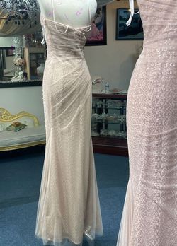 Mori Lee Nude Size 16 Morilee Prom Cocktail Dress on Queenly