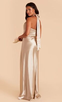 Bridy Grey Nude Size 8 Prom Straight Dress on Queenly