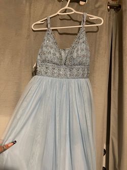 Speechless Blue Size 10 Ball gown on Queenly